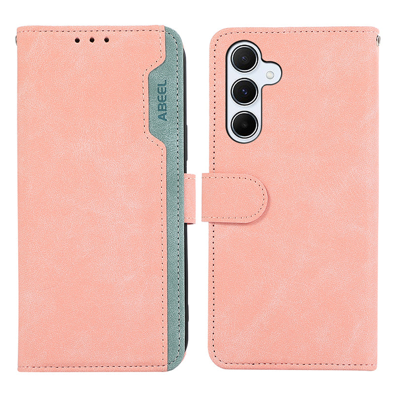 ABEEL For Samsung Galaxy S24 PU Leather Case RFID Blocking Stand Phone Protective Cover ABEEL For Samsung Galaxy S24 PU Leather Case RFID Blocking Stand Phone Protective Cover